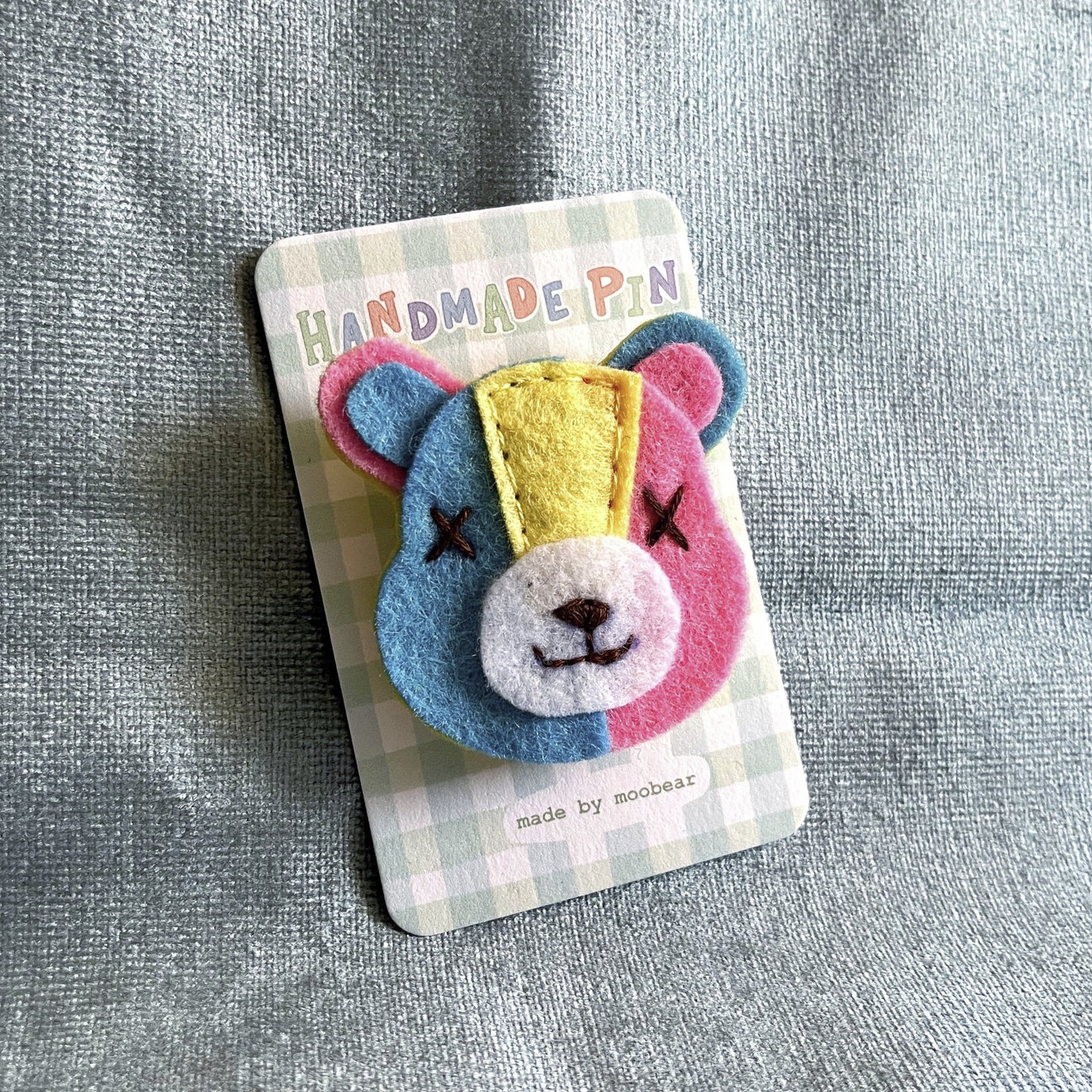 Pride Stitches Felt Pin