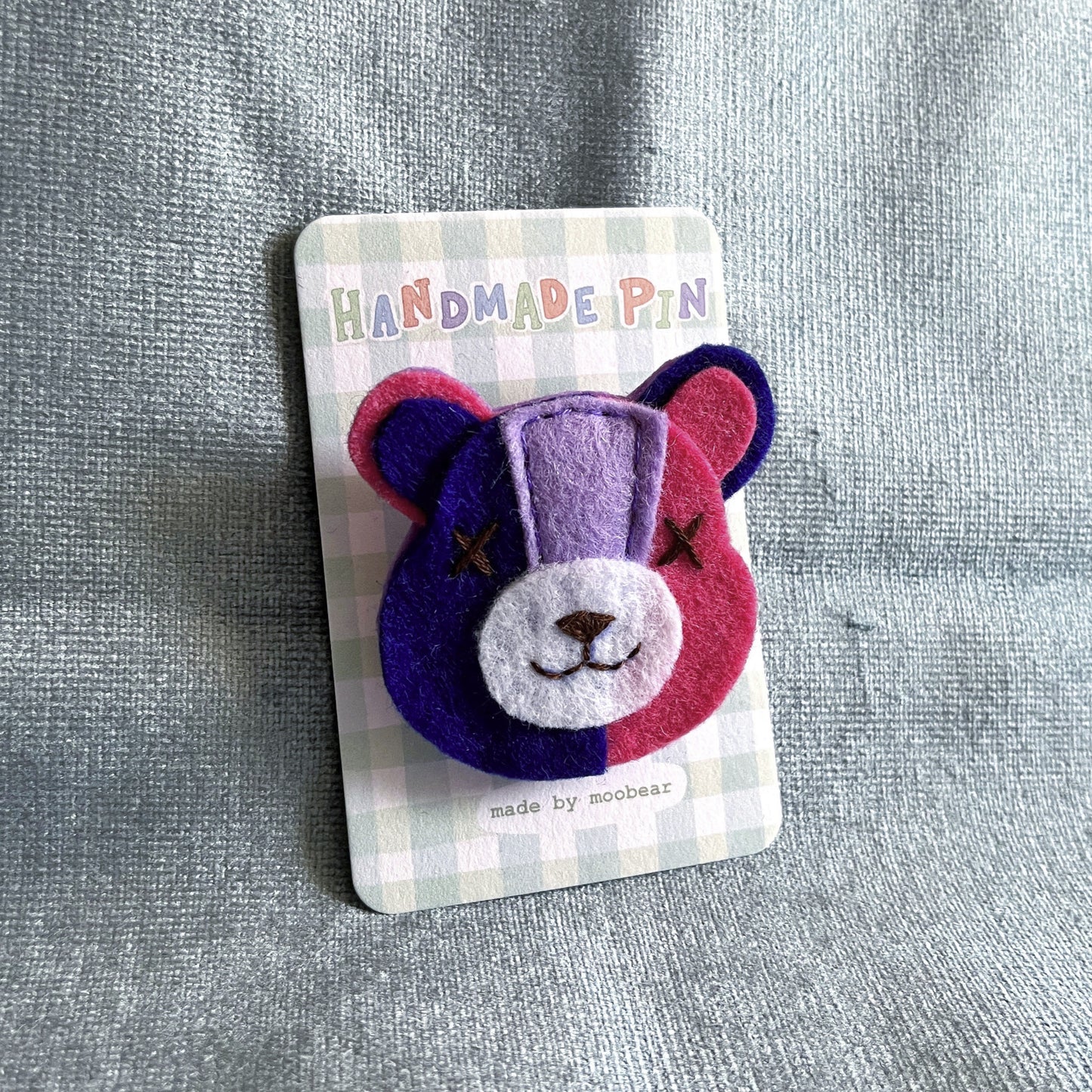 Pride Stitches Felt Pin