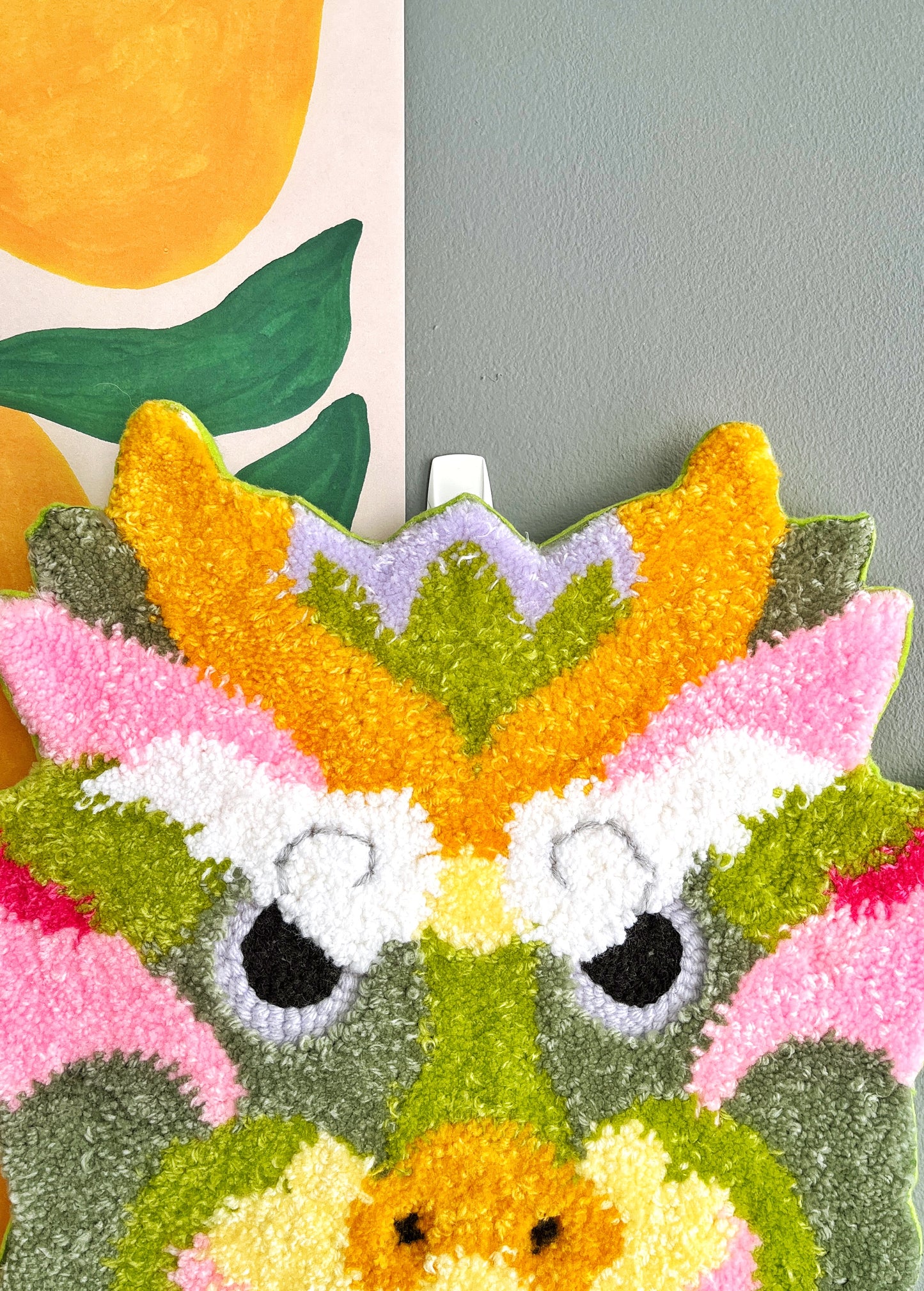 Dragon Tufted Mirror