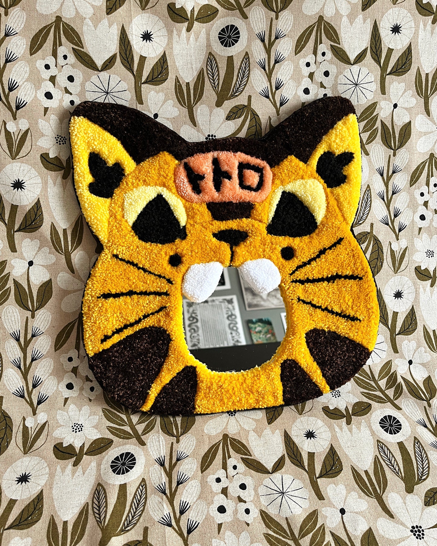 Catbus Tufted Mirror