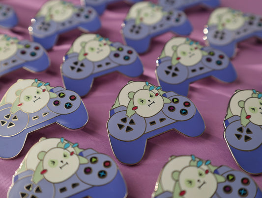 Gaming Bear Pin